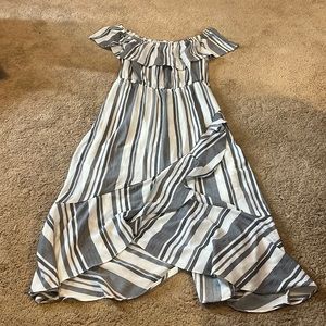 Off the shoulder midi dress